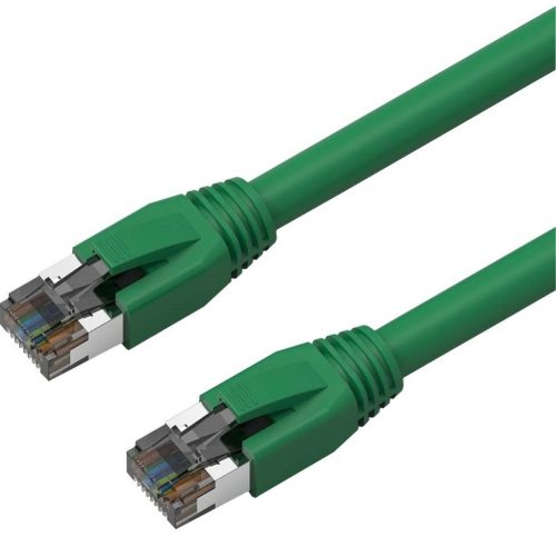 Axiom Memory Solutions  4FT CAT8 2000mhz S/FTP Shielded Patch Cable Snagless Boot (Green)4 ft Category 8 Network Cable for Network DeviceFirst End: R… C8SBSFTP-N4-AX