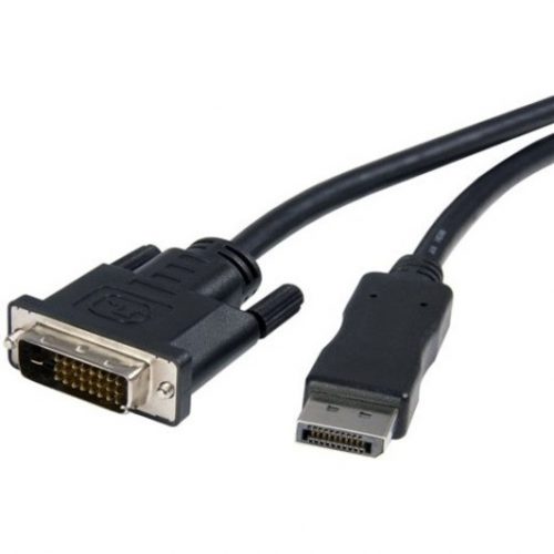 Axiom Memory Solutions  DisplayPort Male to Dual Link DVI-D Male Adapter Cable 6ft6 ft DisplayPort/DVI-D A/V Cable for Monitor, Desktop PC, Notebook -… DPMDLDVIDM06-AX