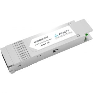 Axiom Memory Solutions  40GBASE-SR4 QSFP+ Transceiver for RuckusE40G-QSFP-SR4-INT100% Ruckus Compatible 40GBASE-SR4 QSFP+ E40G-QSFP-SR4-INT-AX