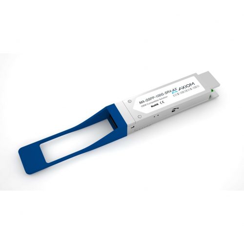 Axiom Memory Solutions  100GBase-SR4 QSFP28 Transceiver for CiscoMA-QSFP-100G-SR4For Optical Network, Data Networking1 x MPO-12 100GBase-SR4… MA-QSFP-100G-SR4-AX