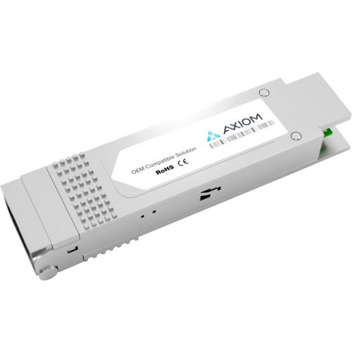 Axiom Memory Solutions  40GBASE-ESR4 QSFP+ Transceiver for JuniperQFX-QSFP-40G-ESR4100% Juniper Compatible 40GBASE-ESR4 QSFP+ QFX-QSFP-40G-ESR4-AX