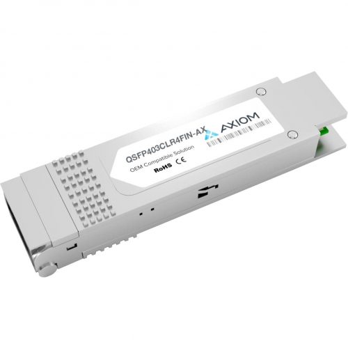 Axiom Memory Solutions  40GBASE-LR4L QSFP+ TransceiverQSFP403CLR4FIN-AXFor Optical Network, Data Networking1 x 40GBase-LR4L NetworkOptical F… QSFP403CLR4FIN-AX