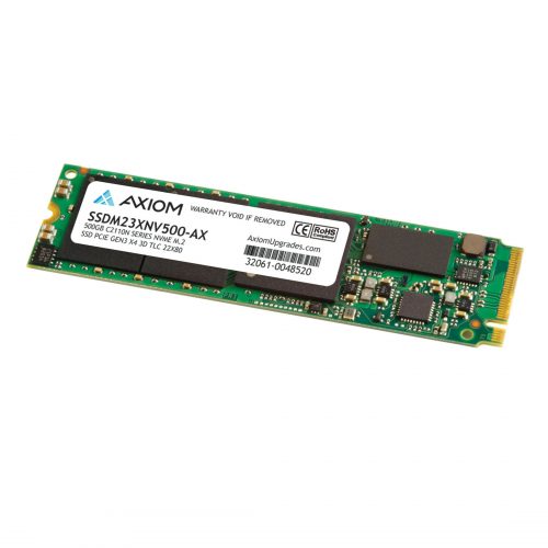 Axiom Memory Solutions  500GB C2110n Series PCIe Gen3x4 NVMe M.2 TLC SSDWorkstation, All-in-One PC, Notebook, Desktop PC Device Supported0.609 DWPD… SSDM23XNV500-AX