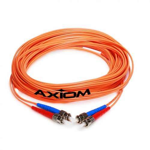 Axiom Memory Solutions  ST/ST Multimode Duplex OM1 62.5/125 Fiber Optic Cable 6mFiber Optic for Network Device19.69 ft2 x ST Male Network2 x ST… STSTMD6O-6M-AX