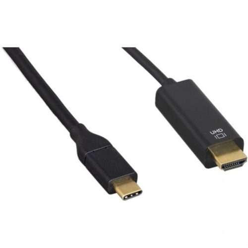 Axiom Memory Solutions  USB-C Male to HDMI Male Adapter Cable6ft6 ft HDMI/USB-C Data Transfer Cable for MacBook Pro, Chromebook, Ultrabook, Monitor,… USBCMHDMIM06-AX
