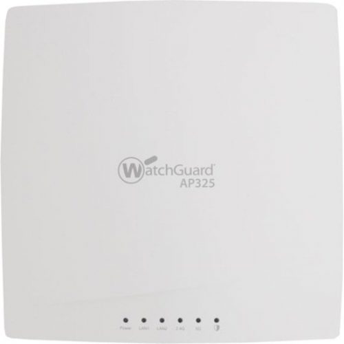 WatchGuard Trade Up to  AP325 and 3-yr Basic Wi-Fi2.40 GHz, 5 GHzMIMO Technology2 x Network (RJ-45)PoE PortsCeiling Mountable, Wa… WGA35403