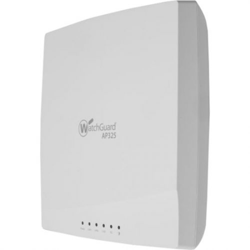 WatchGuard  AP325 and 1-yr Total Wi-Fi2.40 GHz, 5 GHzMIMO Technology2 x Network (RJ-45)PoE PortsCeiling Mountable, Wall Mountable WGA35721