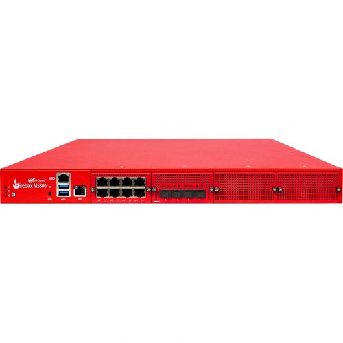 WatchGuard  Firebox M5800 Network Security/Firewall Appliance8 Port10/100/1000Base-TGigabit Ethernet8 x RJ-453 Total Expansion Sl… WGM58003