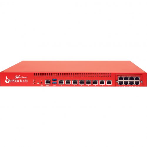 WatchGuard Trade up to  Firebox M670 with 1-yr Basic Security SuiteRack-mountable WGM67061