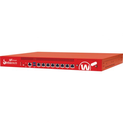 WatchGuard Trade up to  Firebox M670 with 3-yr Basic Security SuiteRack-mountable WGM67063