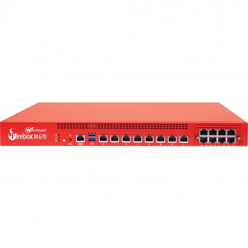 WatchGuard  Firebox M670 High Availability with 1-yr Standard SupportRack-mountable WGM67071