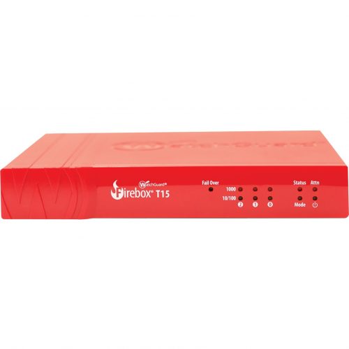 WatchGuard TRADE UP TO  FIREBOX T15 WITH 1-YR BASIC SEC STE WW NETWORK SECURITY/FIREWALL APPLIANCE3 PORT10/100/1000BASE-TGIGABIT ETH… WGT15061-WW