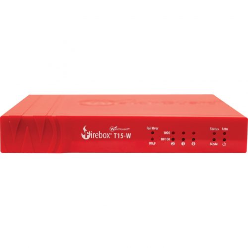 WatchGuard TRADE UP TO  FIREBOX T15-W 1-YR BASIC SEC STE WW NETWORK SECURITY/FIREWALL APPLIANCE3 PORT10/100/1000BASE-TGIGABIT ETHERN… WGT16061-WW