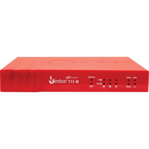 WatchGuard TRADE UP TO  FB T15-W WITH 1-YR TTL SEC STE WW NETWORK SECURITY/FIREWALL APPLIANCE3 PORT10/100/1000BASE-TGIGABIT ETHERNET… WGT16671-WW