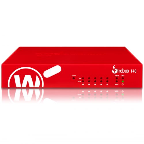 WatchGuard  Trade Up to  Firebox T40-W with 1-yr Basic Security Suite (US)5 Port10/100/1000Base-TGigabit EthernetWirele… WGT41411-US