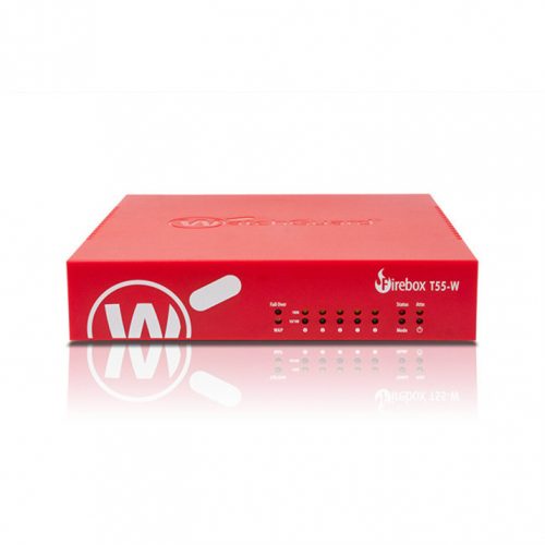WatchGuard  Firebox T55-W Network Security/Firewall Appliance5 Port10/100/1000Base-TGigabit EthernetWireless LAN IEEE 802.11ac -… WGT56001-WW