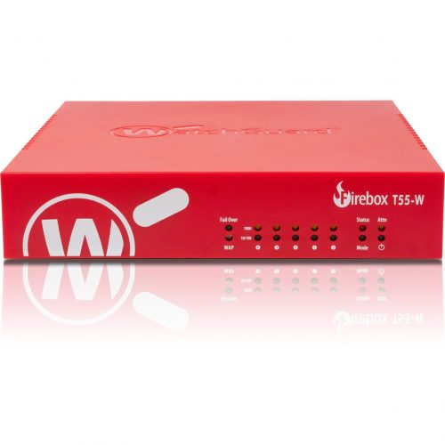 WatchGuard TRADE UP TO  FIREBOX T55-W WITH 3-YR BASIC SECURITY SUITE (WW) NETWORK SECURITY/FIREWALL APPLIANCE5 PORT10/100/1000BASE-T -… WGT56063-WW