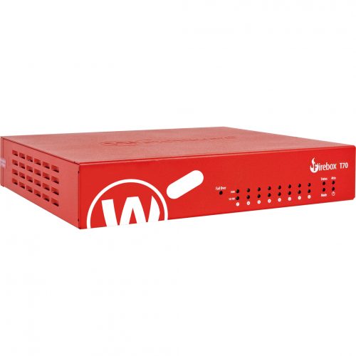 WatchGuard  Firebox T70 and 1-yr Standard Support (US)8 Port10/100/1000Base-TGigabit EthernetRSA, DES, AES (256-bit), SHA-2, AES… WGT70001-US