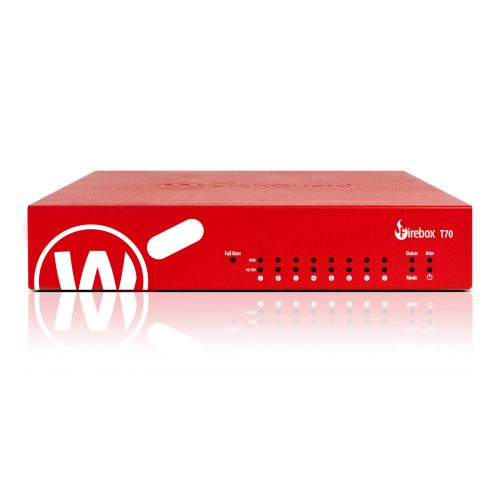 WatchGuard Trade up to  Firebox T70 with 1-yr Basic Security Suite (US)8 Port10/100/1000Base-TGigabit EthernetRSA, DES, AES (256-… WGT70061-US