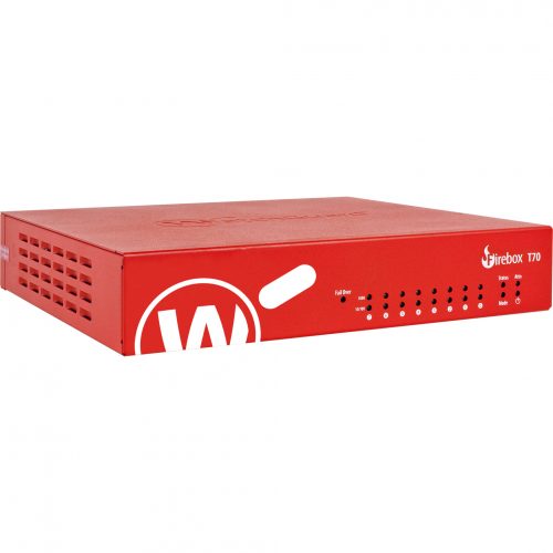 WatchGuard Trade up to  Firebox T70 with 1-yr Total Security Suite (US)8 Port10/100/1000Base-TGigabit EthernetRSA, DES, AES (256-… WGT70671-US