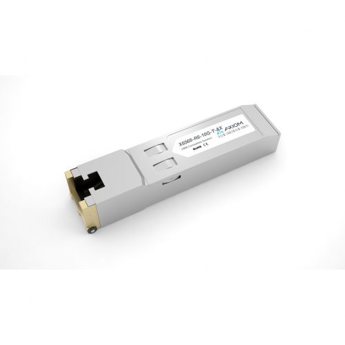 Axiom Memory Solutions  10GBASE-T SFP+ Transceiver for NetAppX6568-R6-10G-T100% NetApp Compatible 10GBASE-T SFP+ X6568-R6-10G-T-AX