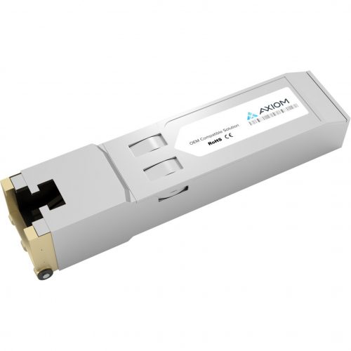 Axiom Memory Solutions  1000BASE-T SFP Transceiver for BrocadeXBR-000190For Data Networking1 x 1000Base-TCopper128 MB/s Gigabit Ethernet1 Gbi… XBR-000190-AX