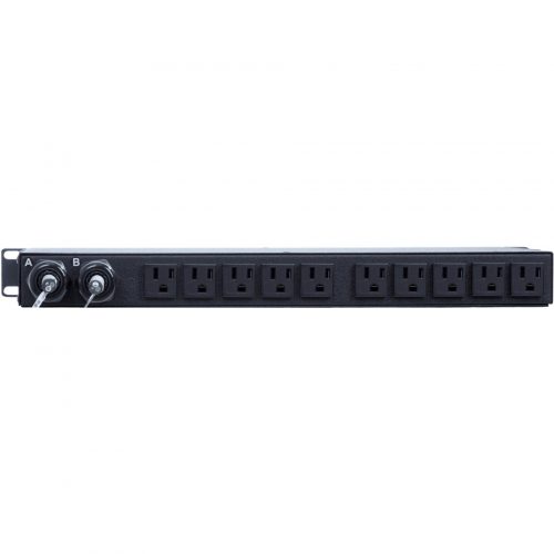 Vertiv Geist ATRN102-101R15ST5 10-Outlets PDUSwitchedNEMA 5-15P10 x NEMA 5-15R120 V ACHorizontalRack-mountable 14307