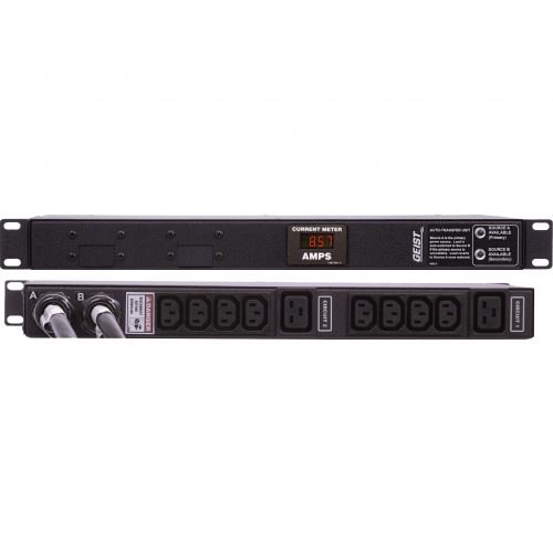 Vertiv Geist Basic 10-Outlet PDUBasicNEMA 5-15P10 x NEMA 5-15R120 V AC1400 W1UHorizontalRack-mountable 15558