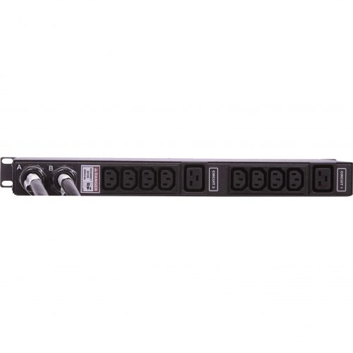 Vertiv Geist Basic 10-Outlet PDUBasicNEMA 5-15P10 x NEMA 5-15R120 V AC1400 W1UHorizontalRack-mountable 15558