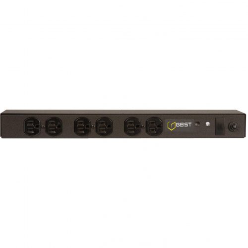 Vertiv Geist BRFN060-10 6-Outlets PDUBasicNEMA 5-15P6 x NEMA 5-15R120 V AC1UHorizontalRack-mountable 27858
