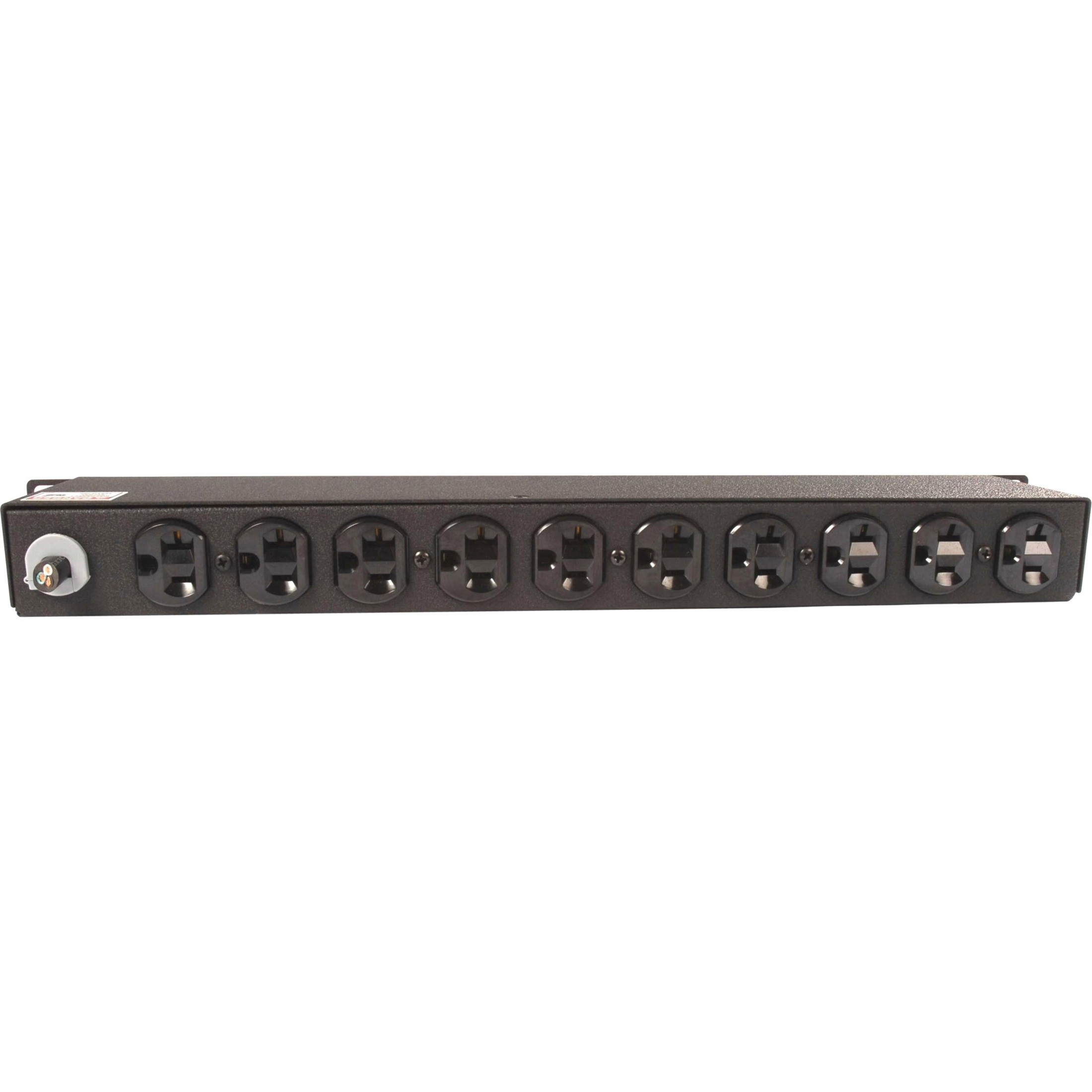 Vertiv Geist BRCN100-1025TL 10-Outlets PDUMeteredNEMA L5-20P10 x NEMA 5-20R120 V AC1UHorizontalRack-mountable 29085