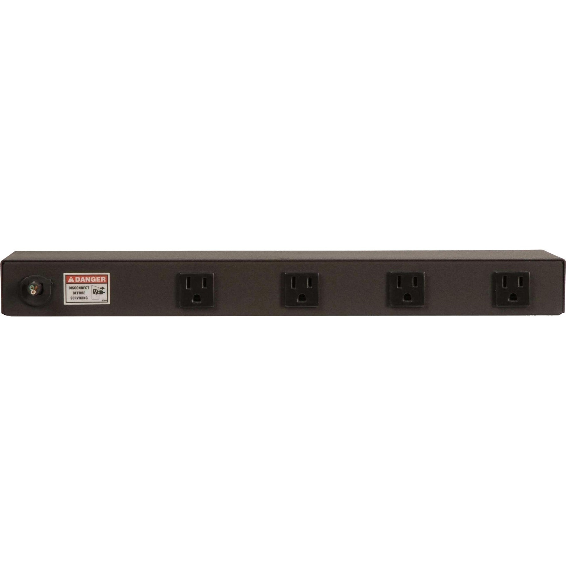 Vertiv Geist Basic 8-Outlet PDUBasicNEMA 5-15P8 x NEMA 5-15R120 V AC1400 W1UHorizontalRack-mountable 29172