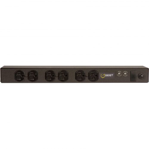 Vertiv Geist SPFN064-10 6-Outlets PDUBasicNEMA 5-15P6 x NEMA 5-15R120 V AC1UHorizontalRack-mountable 29429