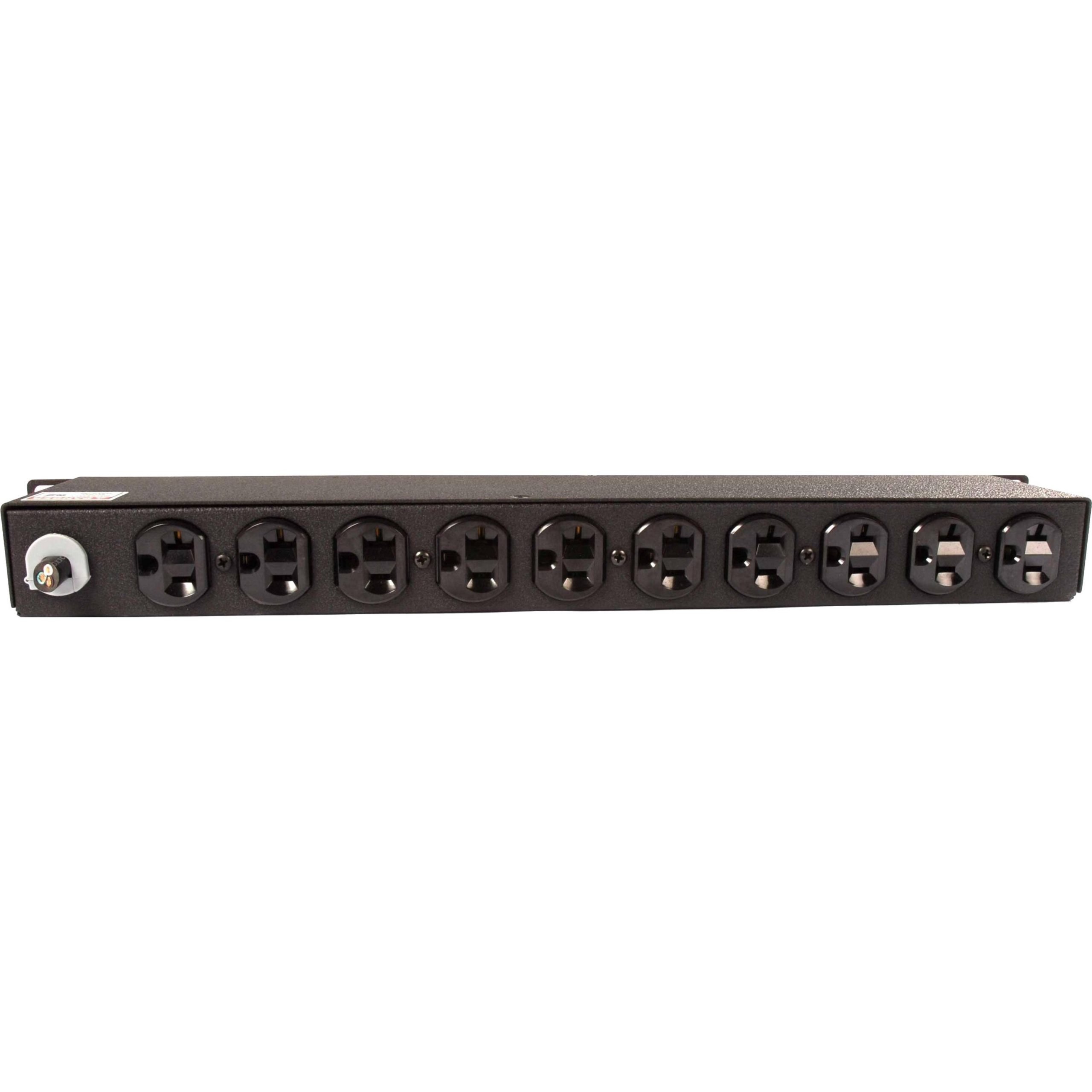 Vertiv Geist Basic 10-Outlet PDUBasicNEMA 5-20P10 x NEMA 5-20R120 V AC1900 WHorizontalRack-mountable 29582