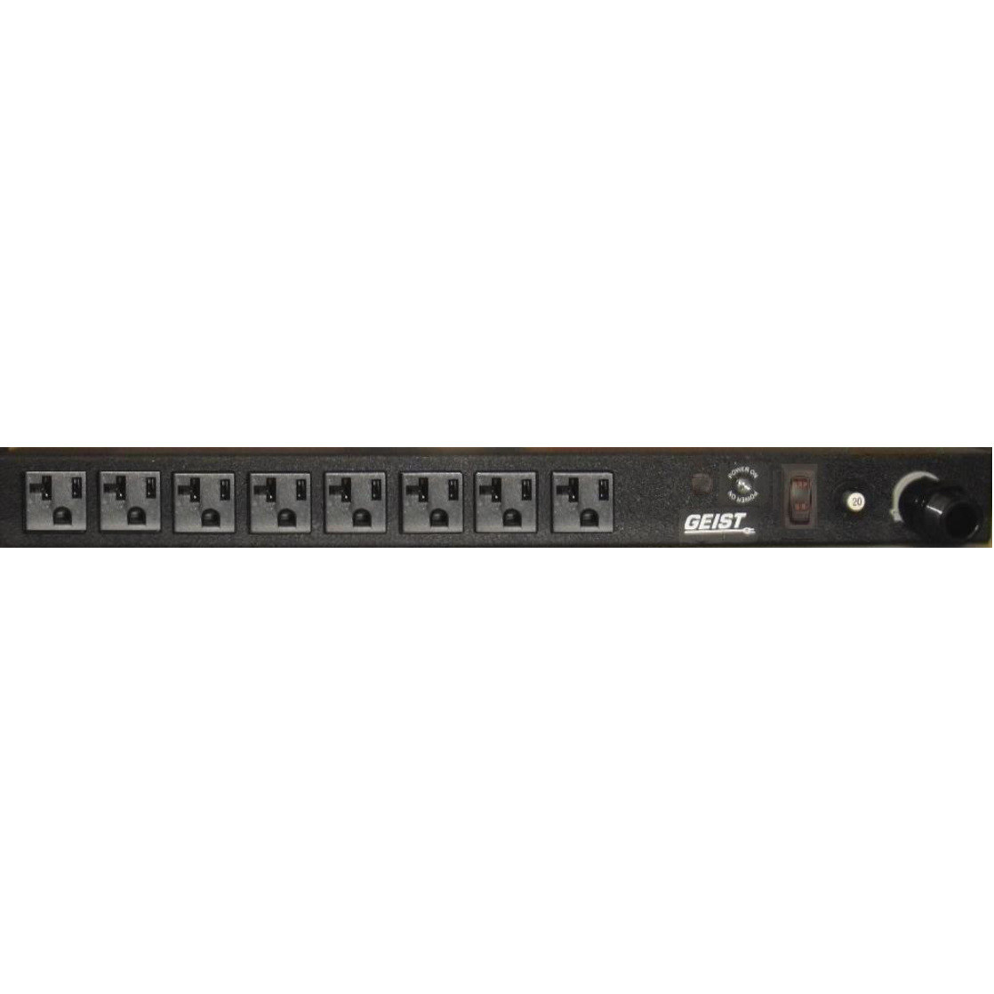 Vertiv Geist Basic 8-Outlets PDUBasicNEMA L5-20P8 x NEMA 5-20R120 V AC1900 WHorizontalRack-mountable 38380