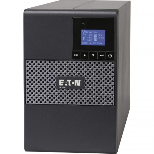 Eaton 5P UPS 1440VA 1100 Watt 120V Tower True Sine Wave Network Card OptionalTower4 Minute Stand-by110 V AC Input132 V AC Output8… 5P1500