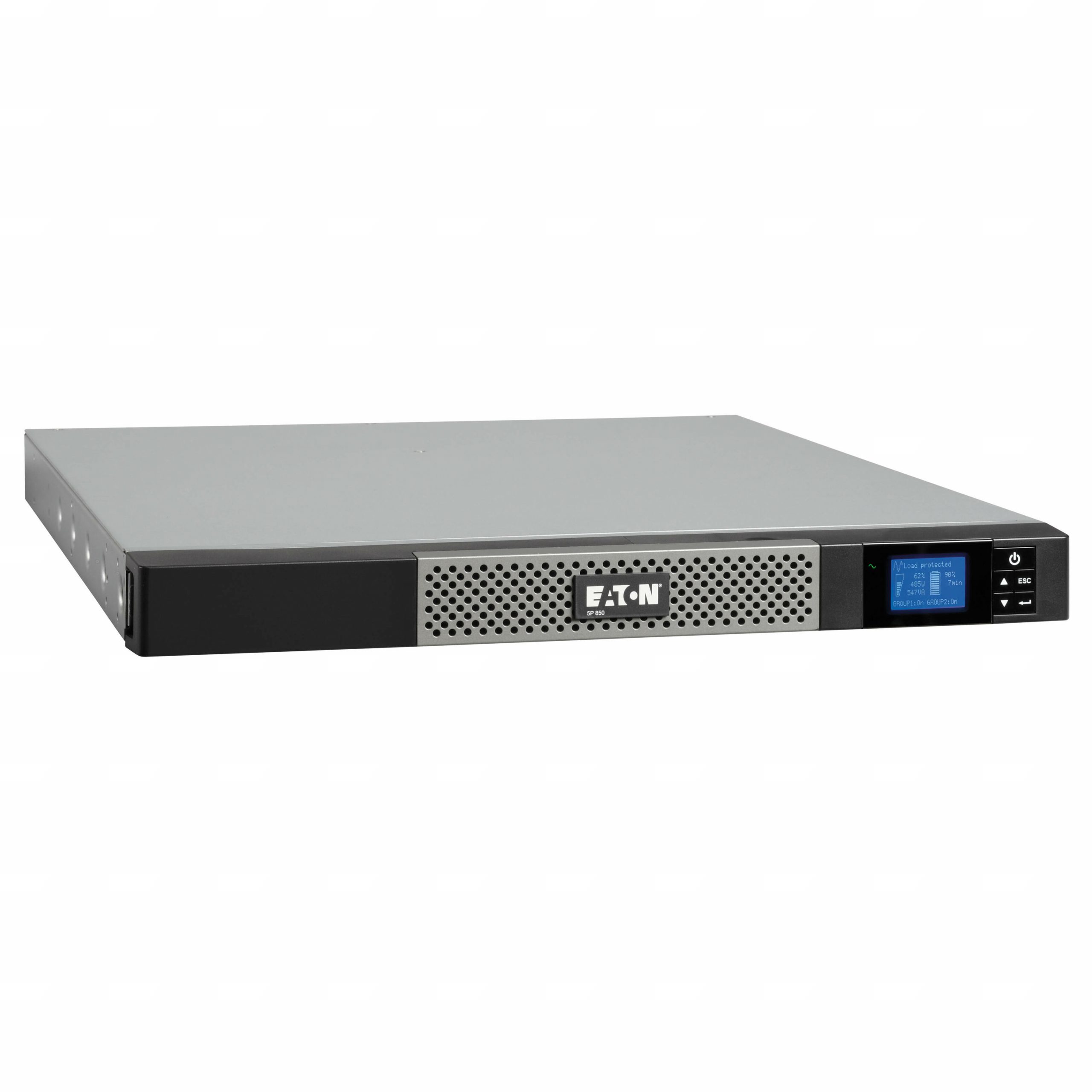 Eaton 5P UPS 1550VA 1100 Watt 230V 1U True Sine Wave Rackmount UPS LCD C14 C131U Rack-mountable4 Minute Stand-by220 V AC Input240 V… 5P1550GR