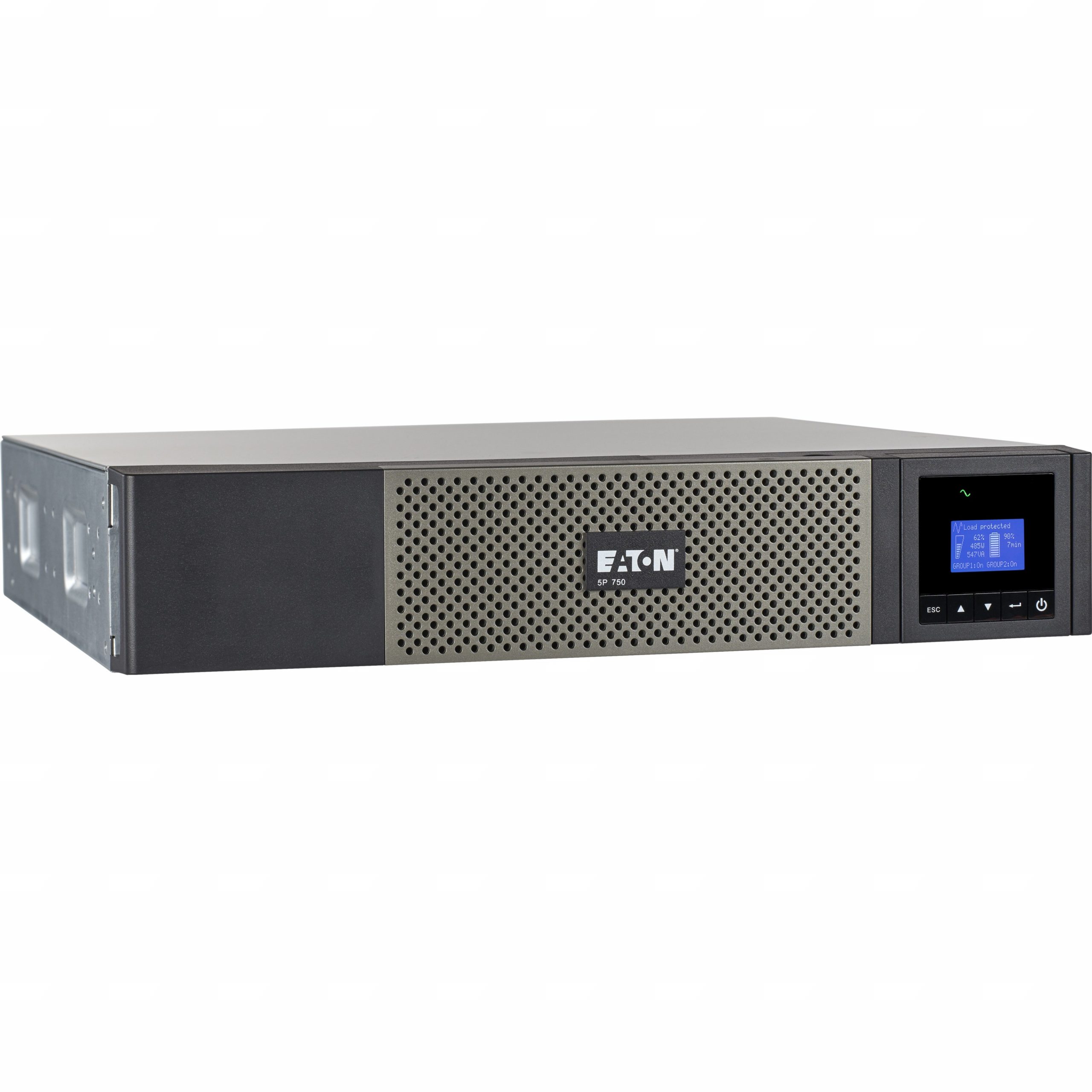 Eaton 5P UPS 750VA 600 Watt 120V True Sine Wave Rackmount UPS Network Card Optional2U Rack-mountable, Wall Mountable120 V AC Input120 V… 5P750RC
