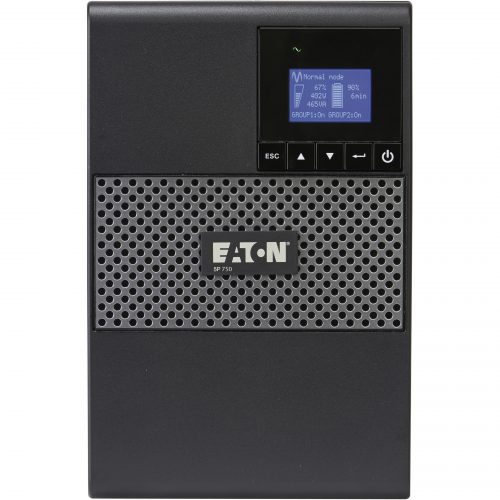 Eaton 5P UPS 750VA 600 Watt 120V True Sine Wave Tower UPS Network Card OptionalTower4 Minute Stand-by110 V AC Input132 V AC Output8… 5P750