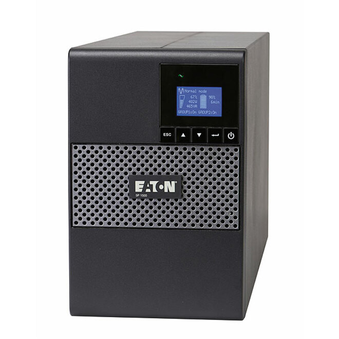 Eaton 5P UPS 850VA 600 Watt 230V Network Card Optional Tower UPS C14 C13Tower4 Minute Stand-by220 V AC Input240 V AC Output6 x IEC… 5P850G