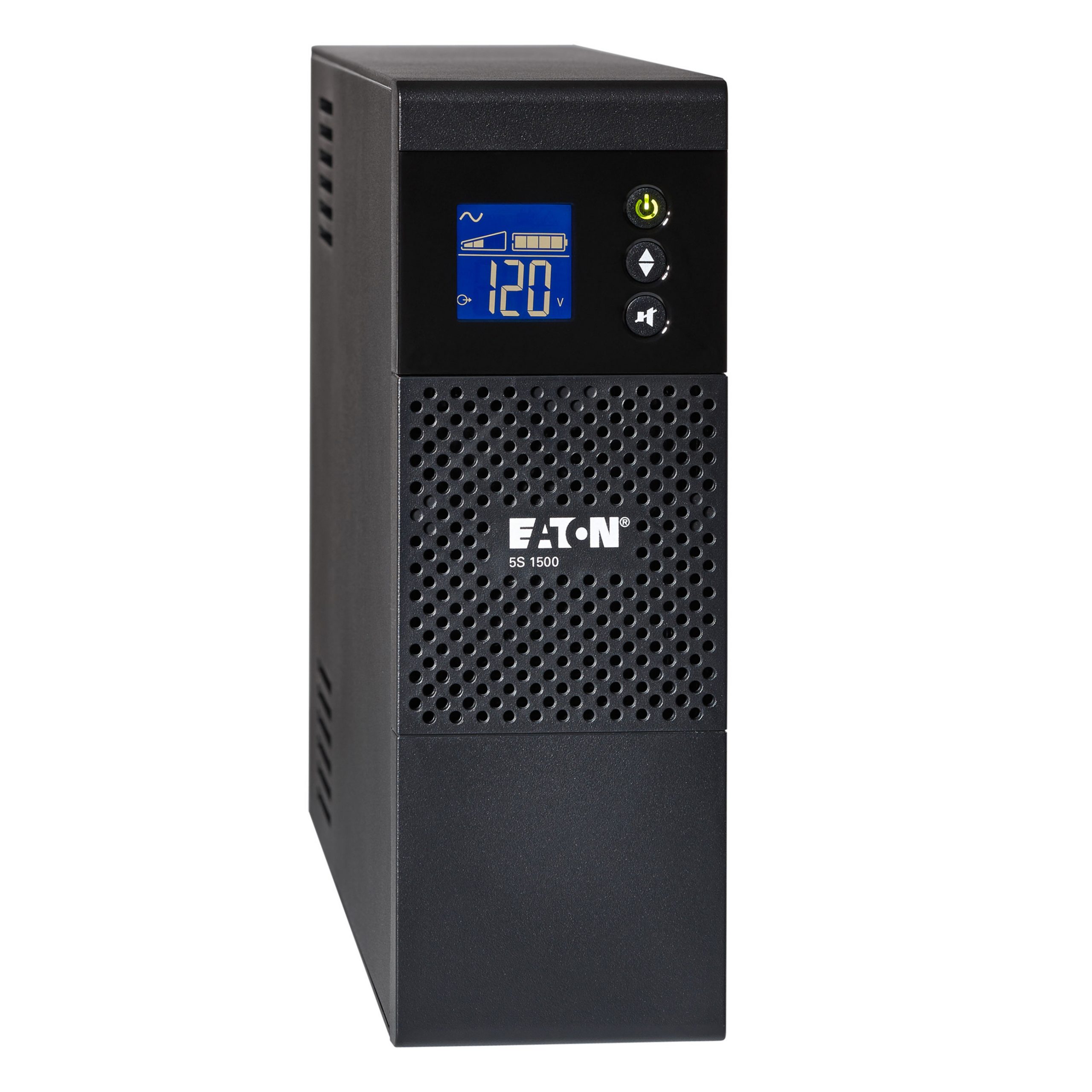 Eaton 5S UPS 1000VA 600 Watt 120V LCD Line-Interactive Battery Backup ECO USBTower3 Minute Stand-by110 V AC Input115 V AC Output -… 5S1000LCD