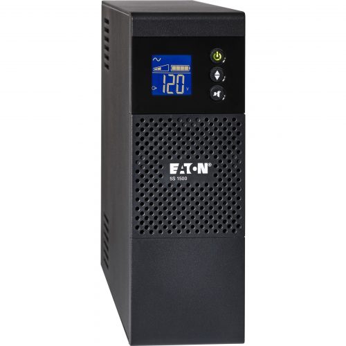 Eaton 5S UPS 1000VA 600 Watt 120V LCD Line-Interactive Battery Backup ECO USBTower3 Minute Stand-by110 V AC Input115 V AC Output -… 5S1000LCD