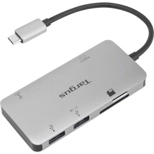 Targus USB-C Multi-Port Single Video Adapter and Card Reader with 100W PD Pass-Thru1 x USB 3.2 (Gen 1) Type CMale2 x USB 3.2 (Gen 1)… ACA953USZ