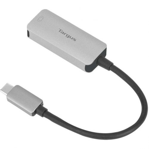 Targus USB-C to DisplayPort Alt. Mode Adapter1 x DisplayPort Digital Audio/Video Female1 x Type C USB Male7680 x 4320 SupportedSil… ACA968GLX