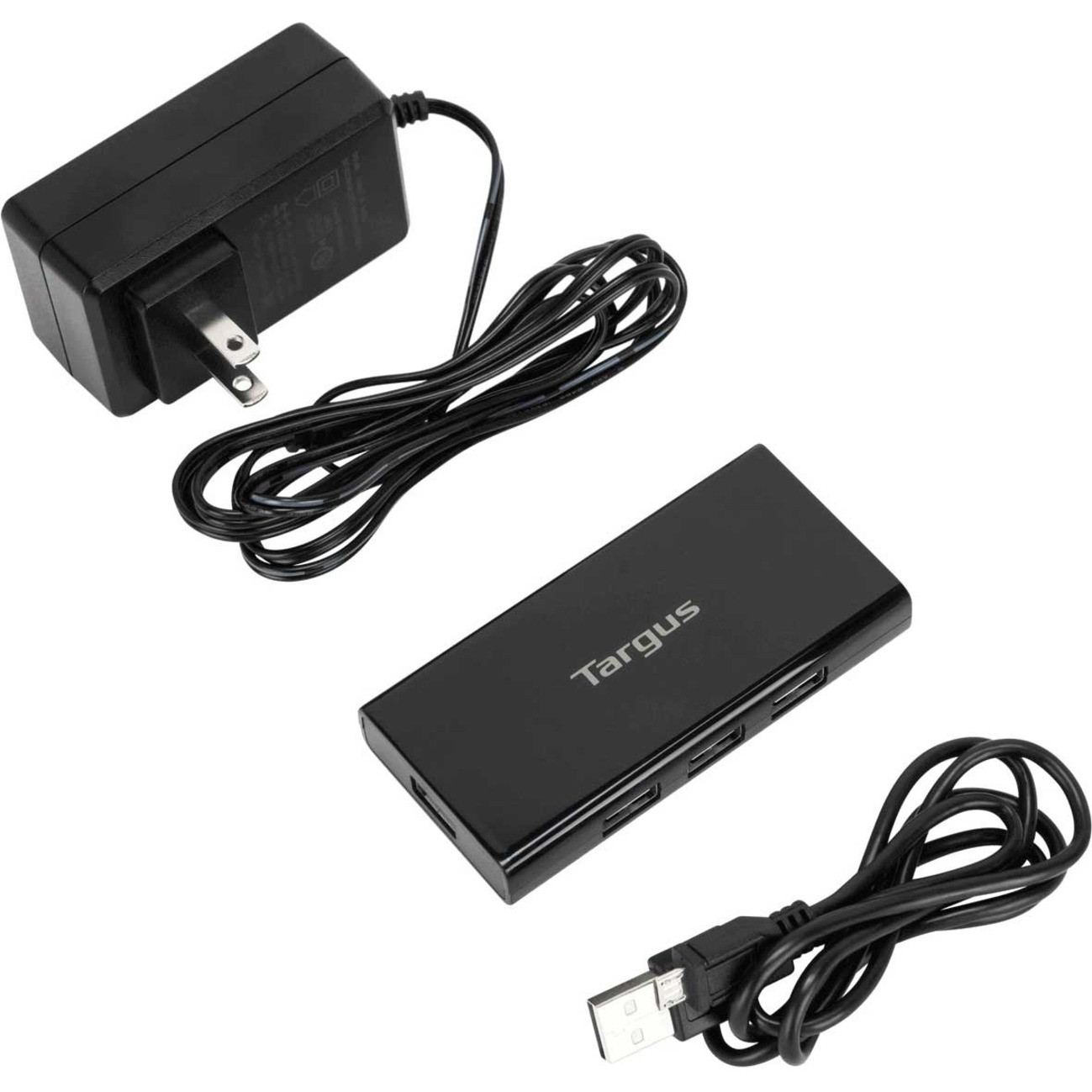 Targus USB 2.0 7-Port Powered HubUSB 2.0External7 USB Port7 USB 2.0 PortPC, Mac, Chrome ACH215TT