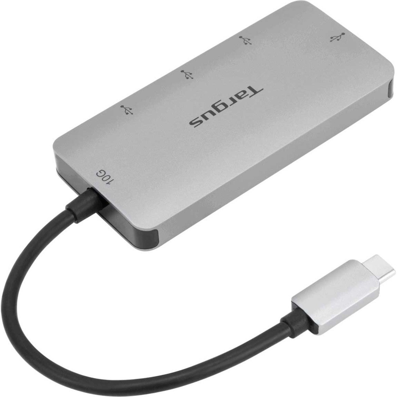 Targus USB-C Multi-Port Hub with 4x USB-A Ports, 10GUSB Type CExternal4 USB Port0 Network (RJ-45) Port4 USB 3.1 Port -… ACH227USZ