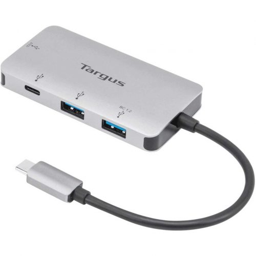 Targus USB-C Multi-Port Hub With 2x USB-A And 2x USB-C Ports With 100W PD Pass-ThruUSB 3.2 (Gen 1) Type C, Thunderbolt 3External4 USB… ACH228USZ