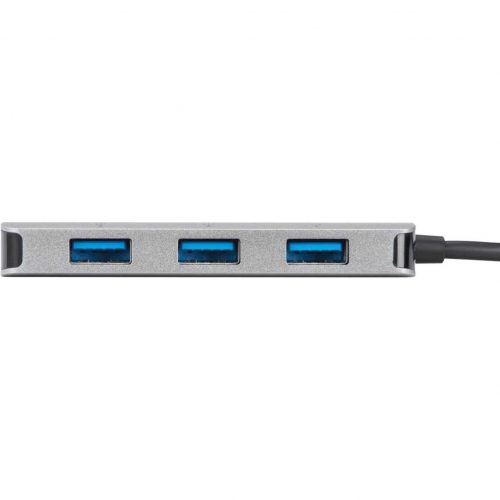 Targus 4-port USB Hub with 100W PD Pass-ThruUSB Type CExternal4 USB Port0 Network (RJ-45) PortMac, Chrome, PC ACH229USZ