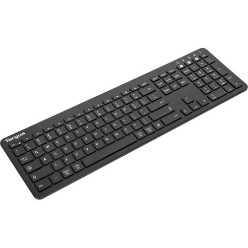 Targus Full-Size Multi-Device Bluetooth Antimicrobial KeyboardWireless ConnectivityBluetooth104 KeyPC, MacAAA Battery Size Suppo… AKB864US