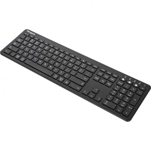 Targus Full-Size Multi-Device Bluetooth Antimicrobial KeyboardWireless ConnectivityBluetooth104 KeyPC, MacAAA Battery Size Suppo… AKB864US